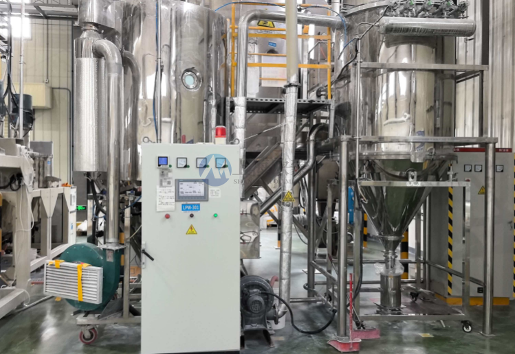 锂电前驱体喷雾干燥工艺｜OM-BLG-5氮气闭路防爆干燥机